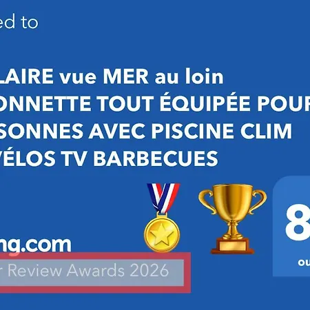 アパート Vue Au Loin Maisonnette Equipee Pour 4 Personnes Avec Piscine Clim Wifi Velos Tv Barbecues